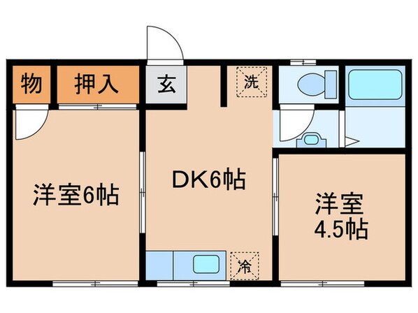 サンクレスト綱島の物件間取画像